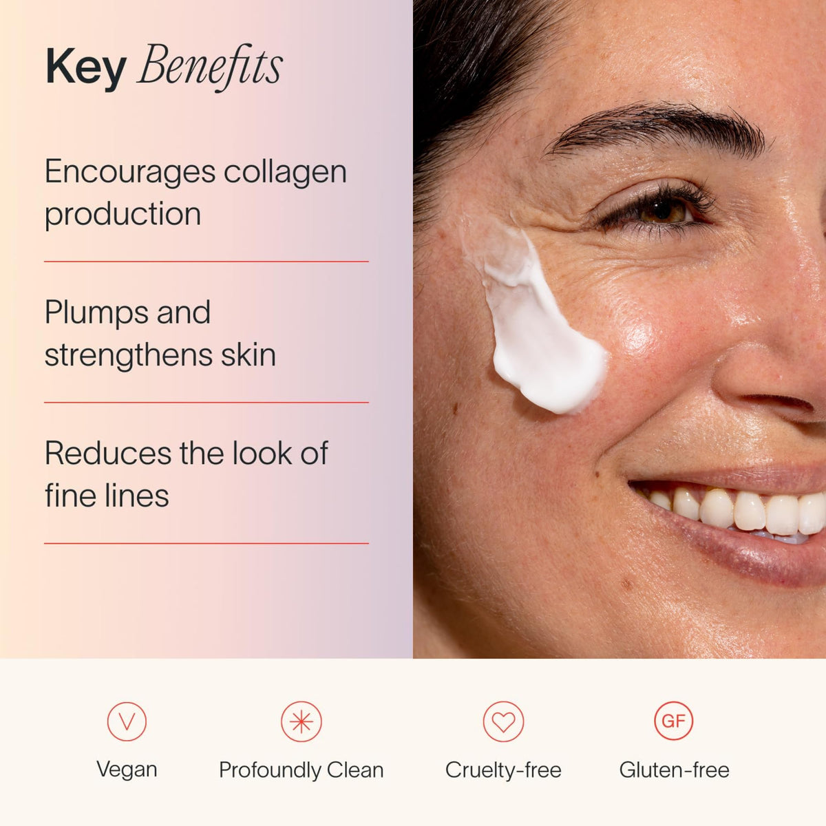 Solawave Probiotic Cloud Cream pump dispense—mess-free application.