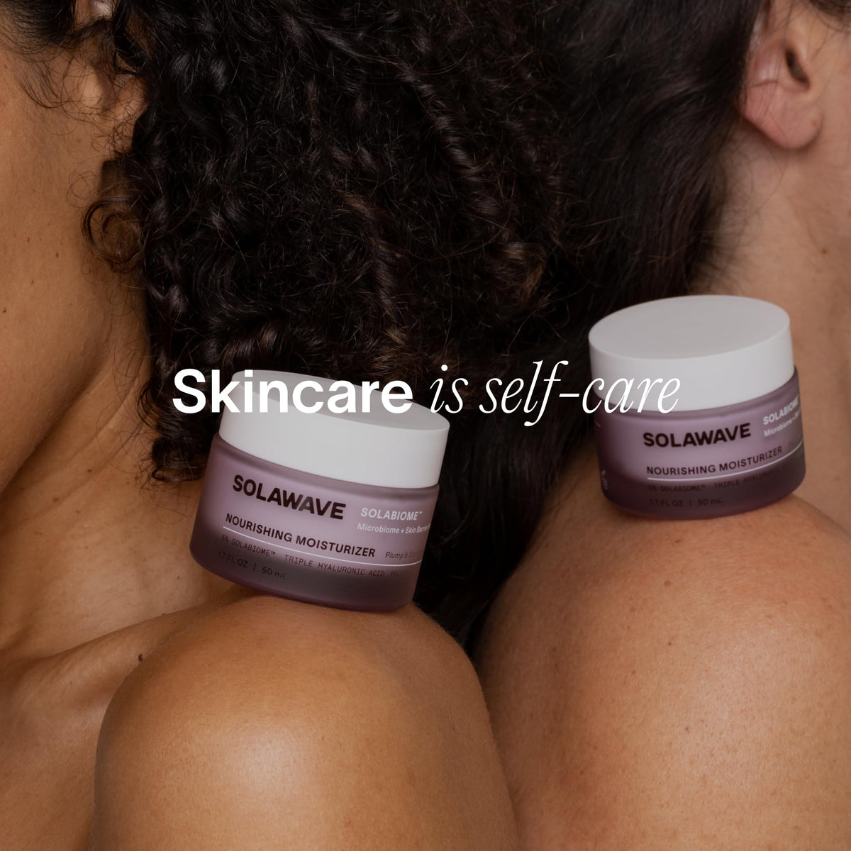 Solawave Probiotic Cloud Cream vegan formula—fragrance-free clean skincare for sensitive or aging skin.