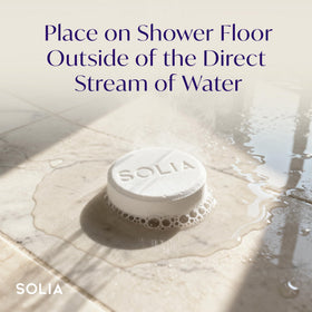 Solia Lavender Shower Steamer individually wrapped for freshness