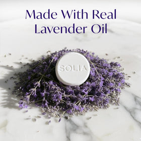 Solia lavender steamers ready for travel, compact and convenient.