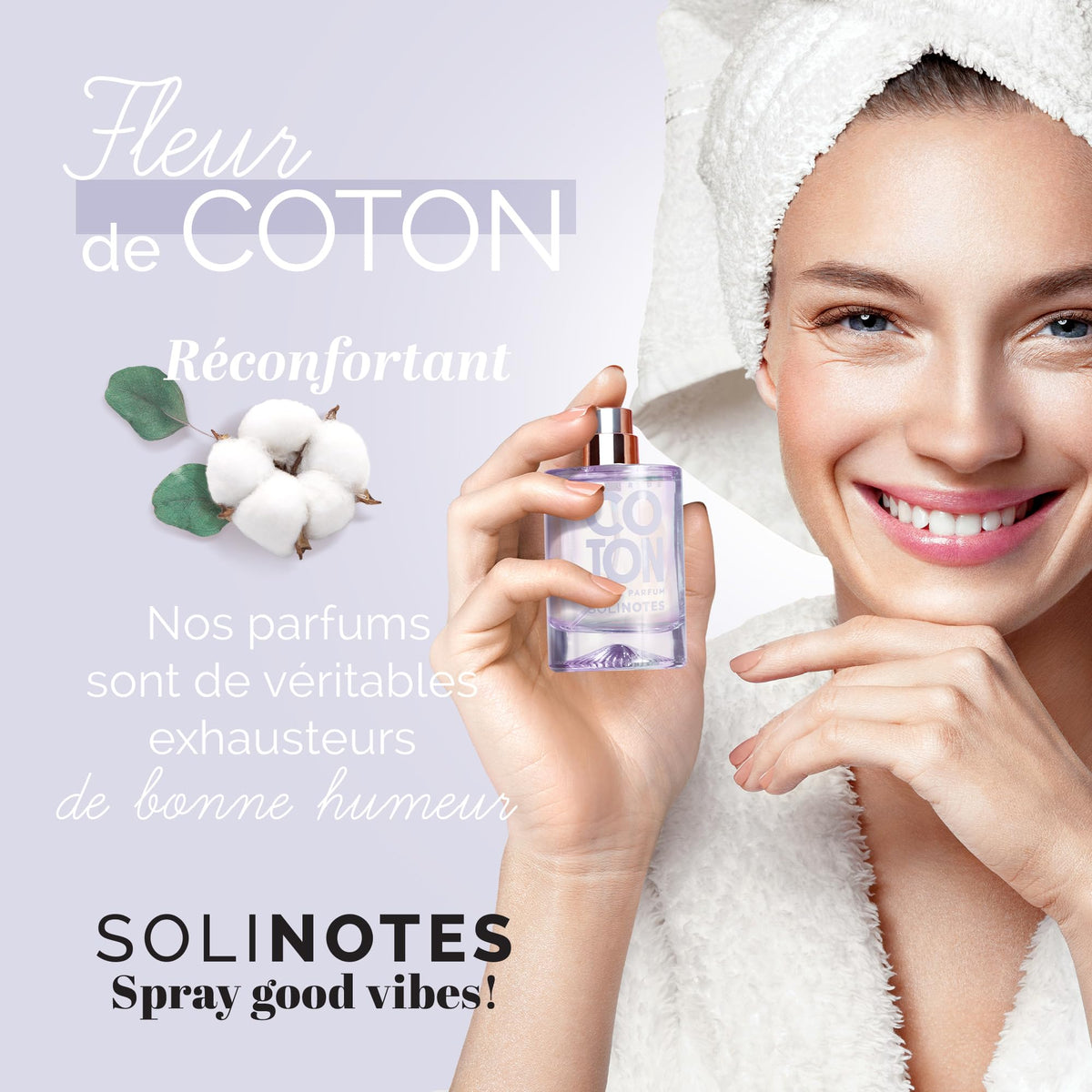 Solinotes Cotton Flower fragrance spray demonstrates versatile wear across occasions.