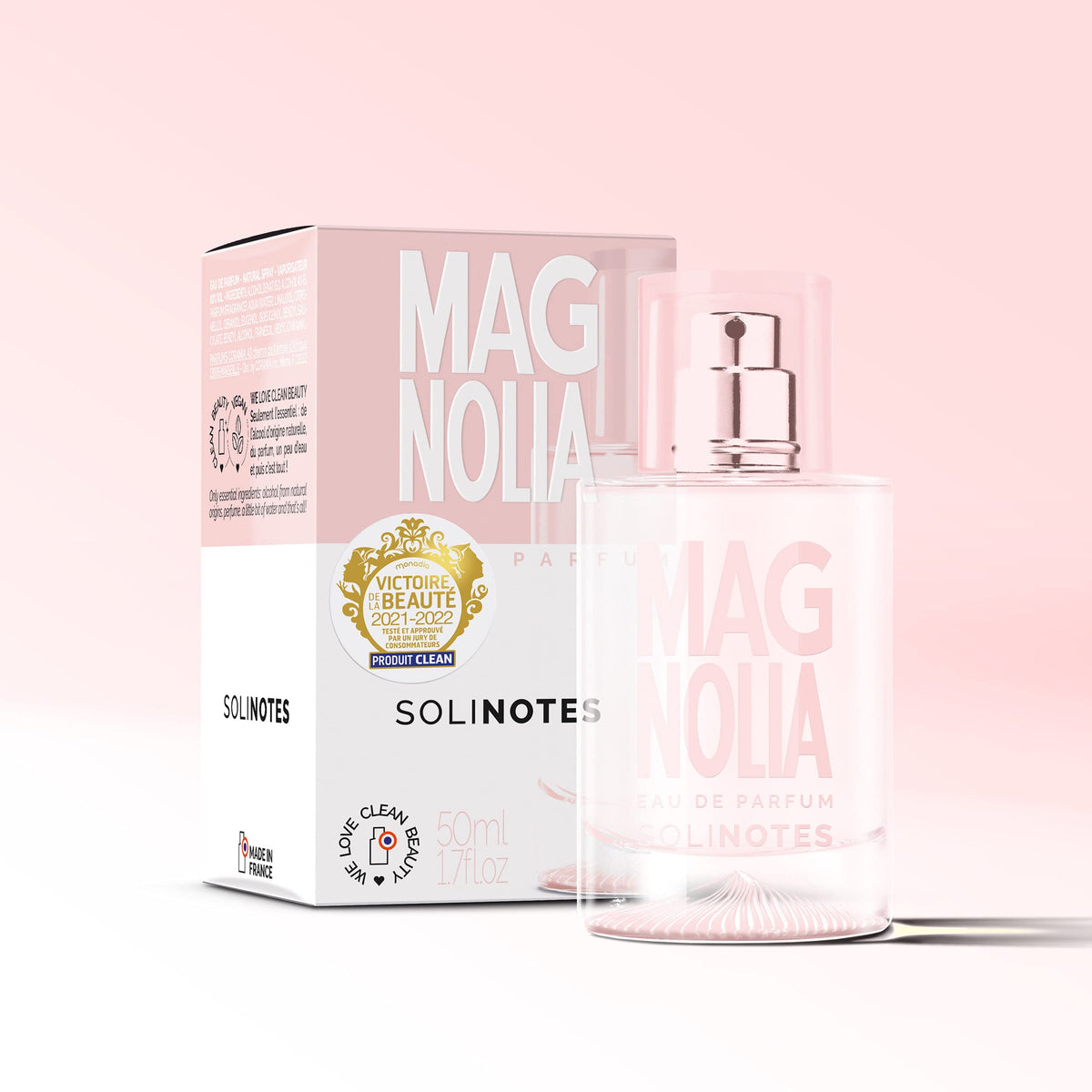Solinotes Magnolia bottle ready for daily wear.