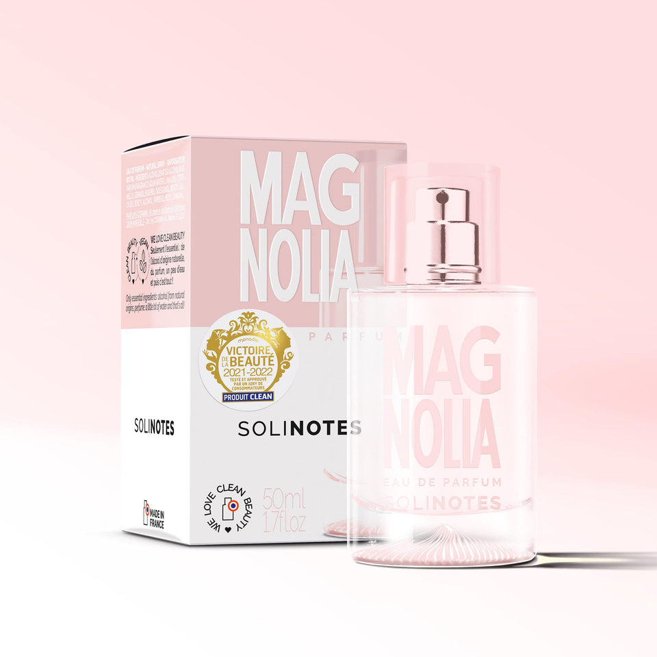 Solinotes Magnolia bottle ready for daily wear.