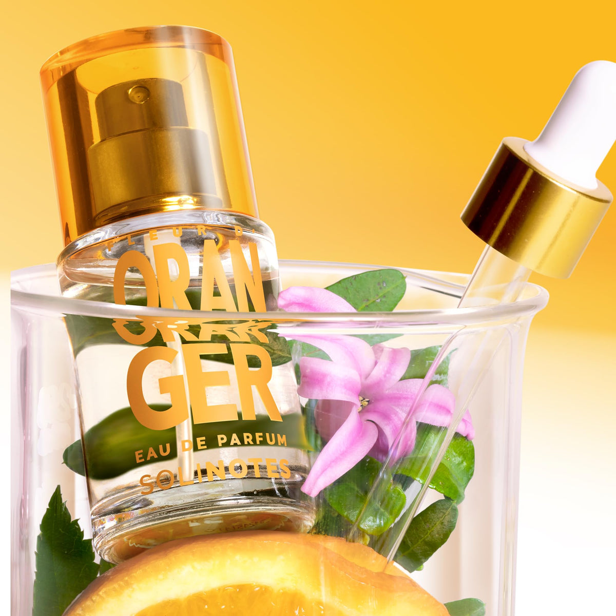 Solinotes Orange Blossom heart notes of rose and jasmine