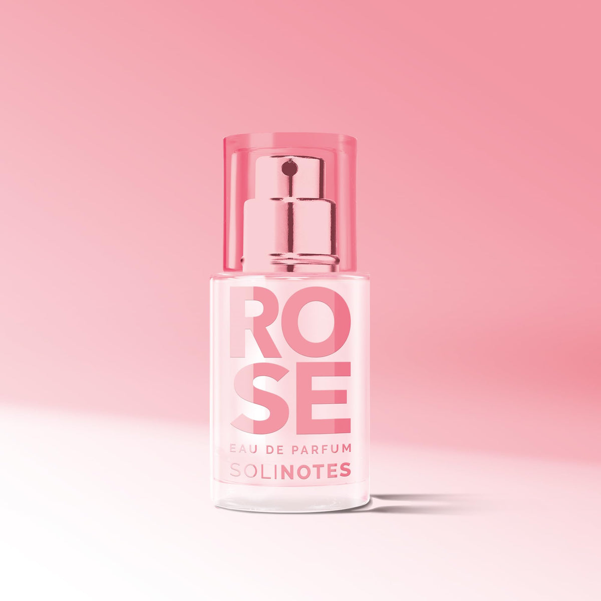 Solinotes Rose bergamot lychee note image emphasizes fresh, uplifting opening.