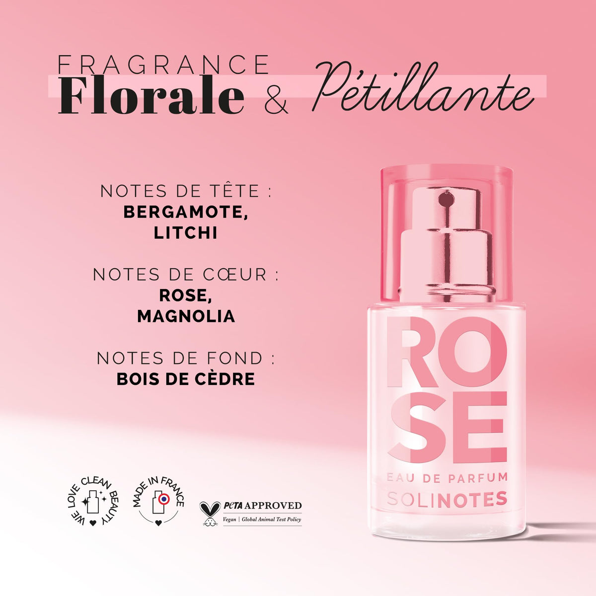 Solinotes Rose floral-layering visual invites experimentation with scents.