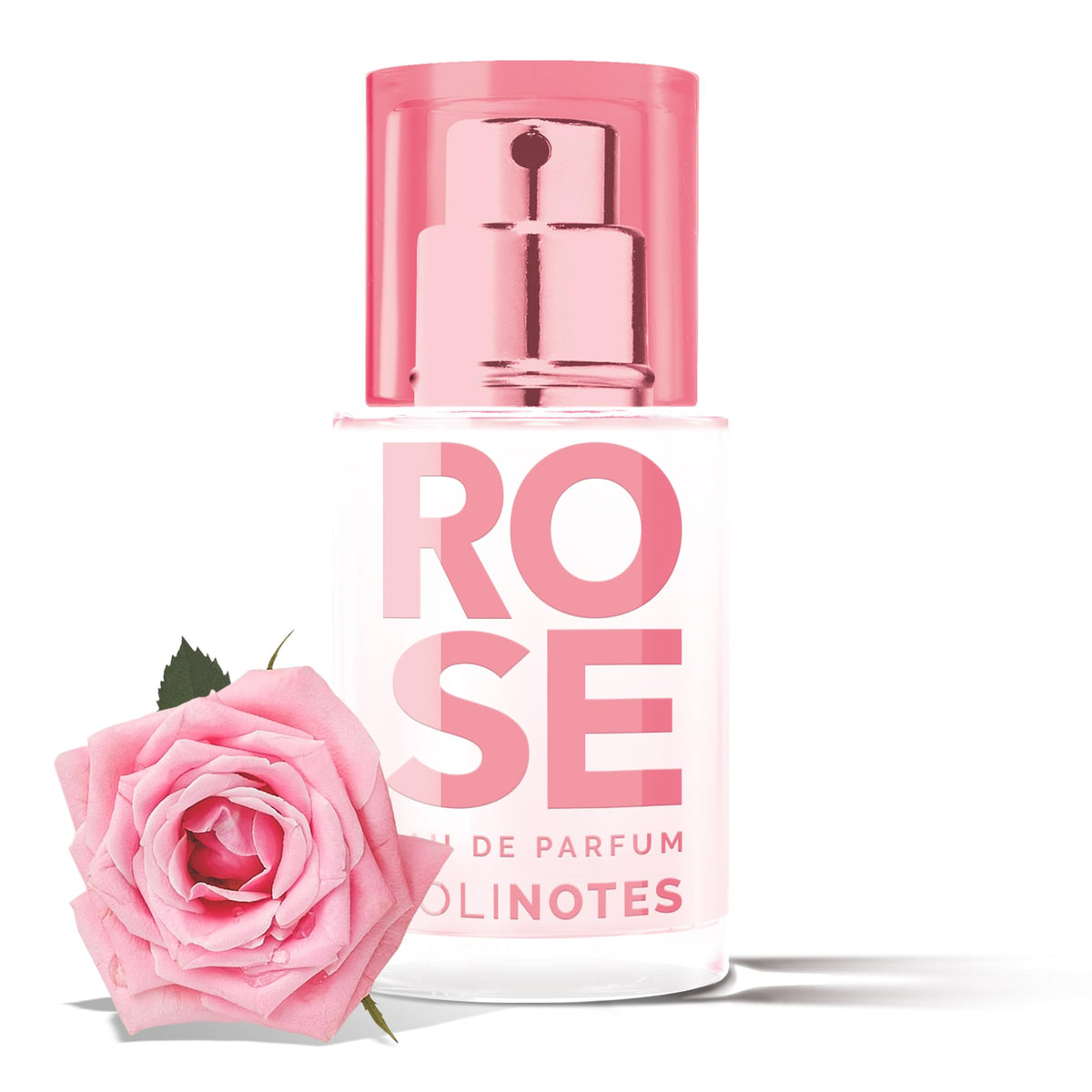 Solinotes Rose perfume cap detail showcases premium design and refined scent.