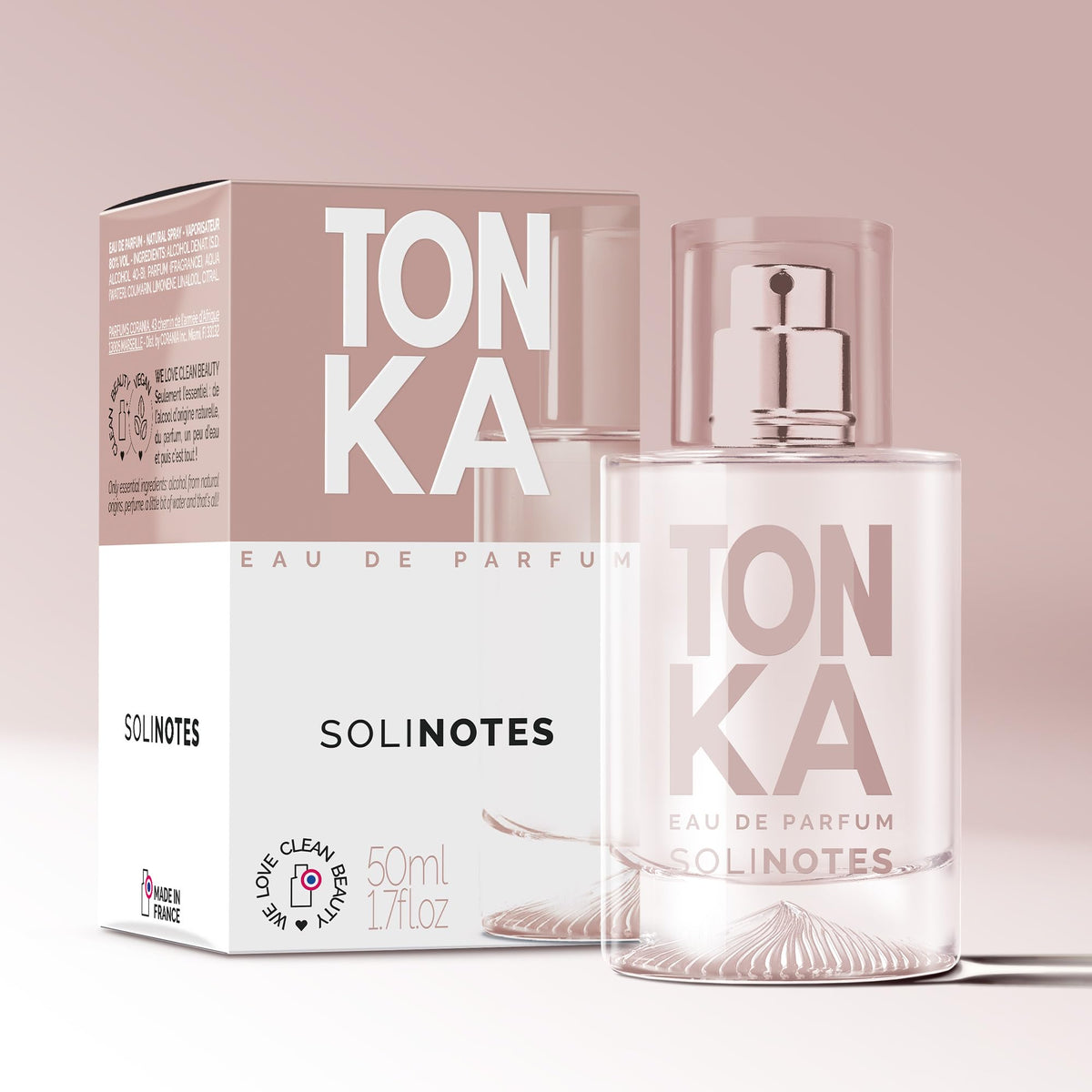 Solinotes Tonka bottle cap closeup, luxe design and travel-friendly size.