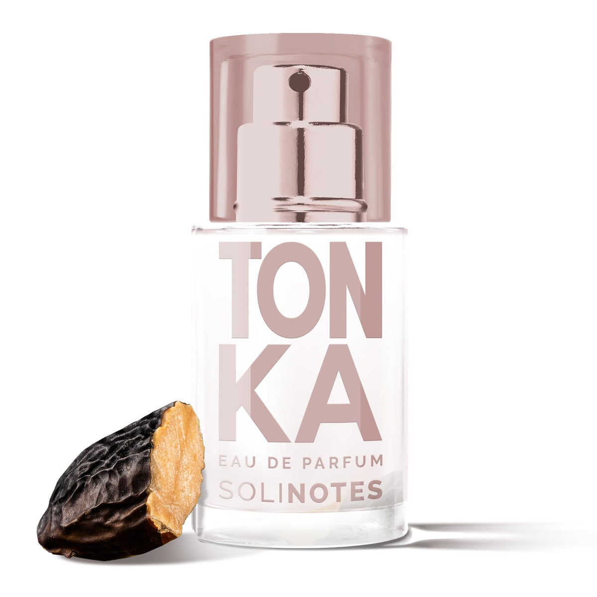 Solinotes Tonka EDP bottle pour for everyday elegance.