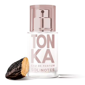 Solinotes Tonka EDP bottle pour for everyday elegance.