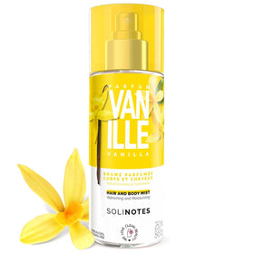 Solinotes Vanilla Scented Mist bottle ready for daily wear and mood-enhancing fragrance