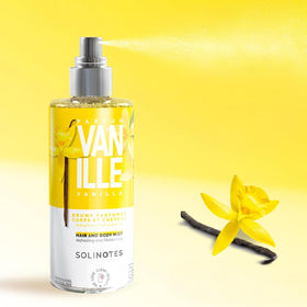 Solinotes Vanilla Scented Mist fragrance profile display