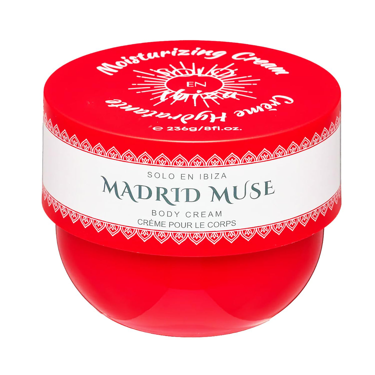 Bella Marbella Hydrating Cream jar closeup showing wide-mouth design.