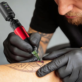 Solong tattoo kit practice skin and transfer paper for safe, guided sessions.
