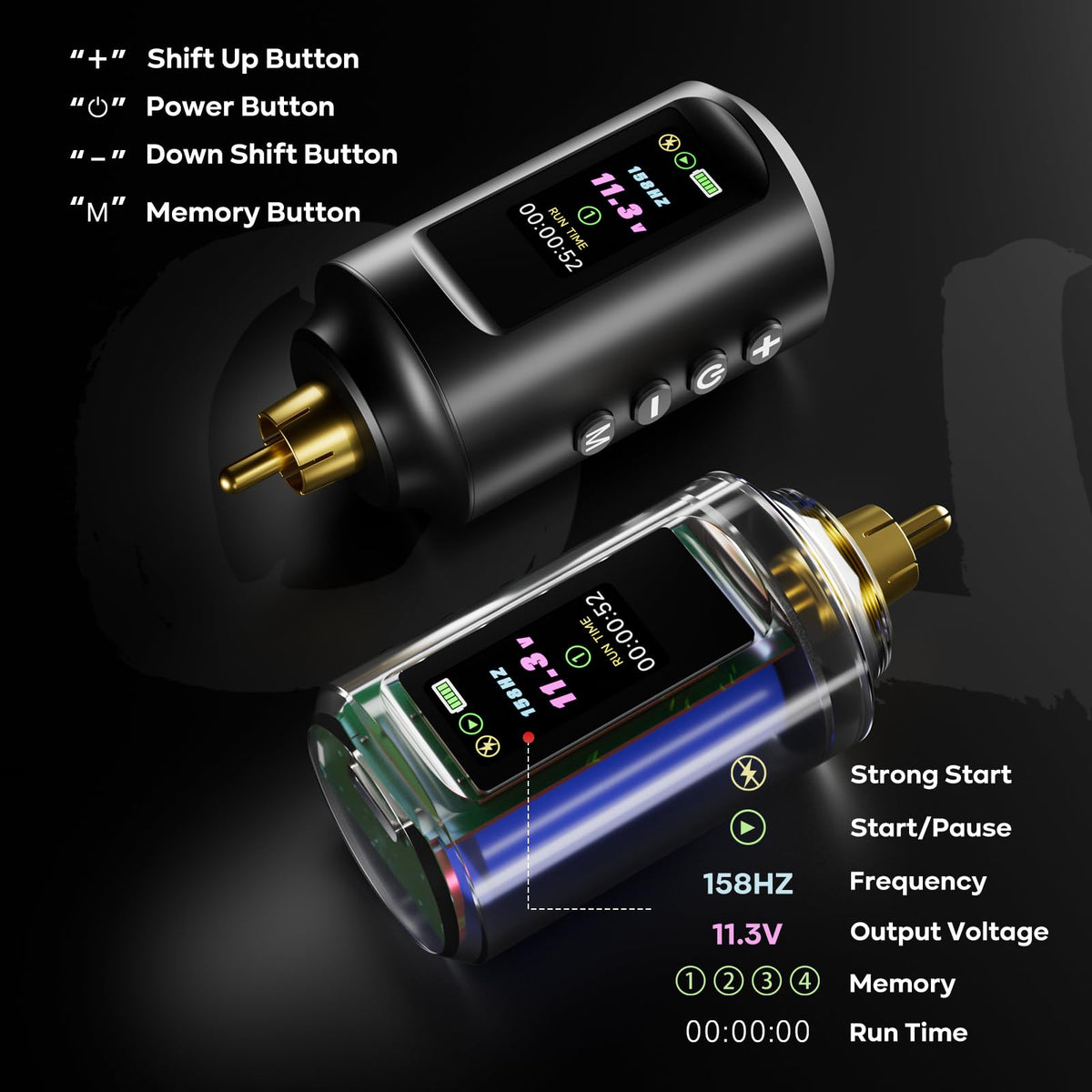 Solong tattoo gun kit precision control enables clean lines and smooth shading.