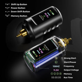 Solong tattoo gun kit precision control enables clean lines and smooth shading.