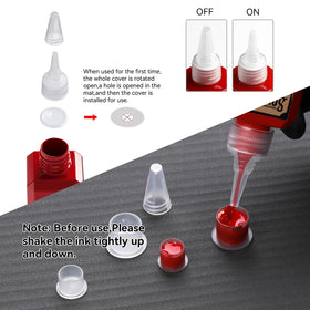 Solong Tattoo S Series red ink for blending with seamless color transitions.
