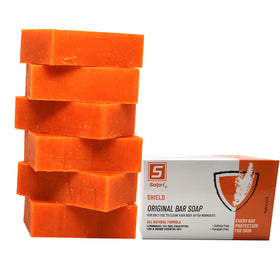 Solpri Shield athletic soap bar lemongrass-eucalyptus, post-workout refreshment.