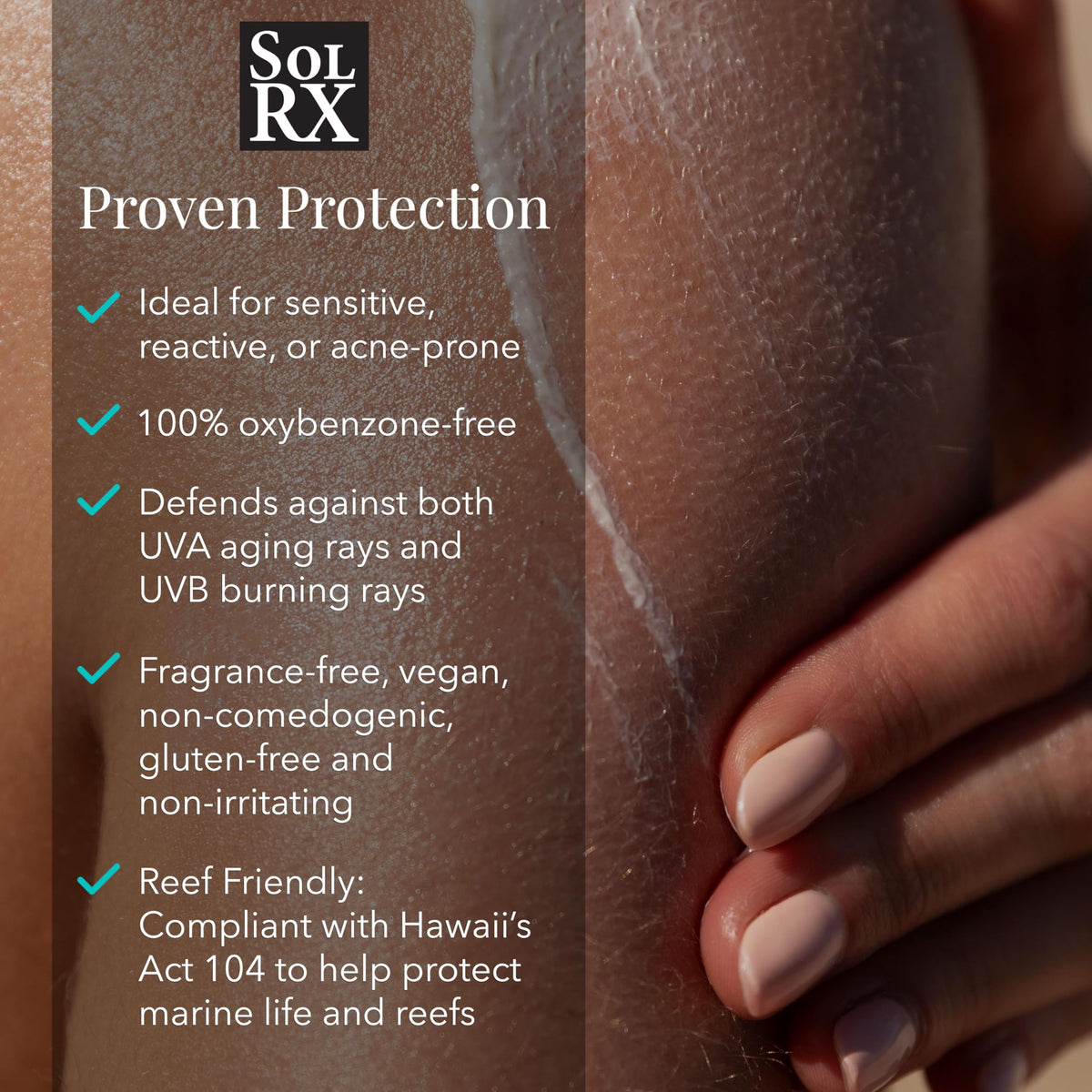 SolRX Sport Spray SPF 50 nozzle angle demonstrates effortless application
