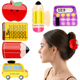 Solsew apple clip for back-to-school styling and reliable hair hold.