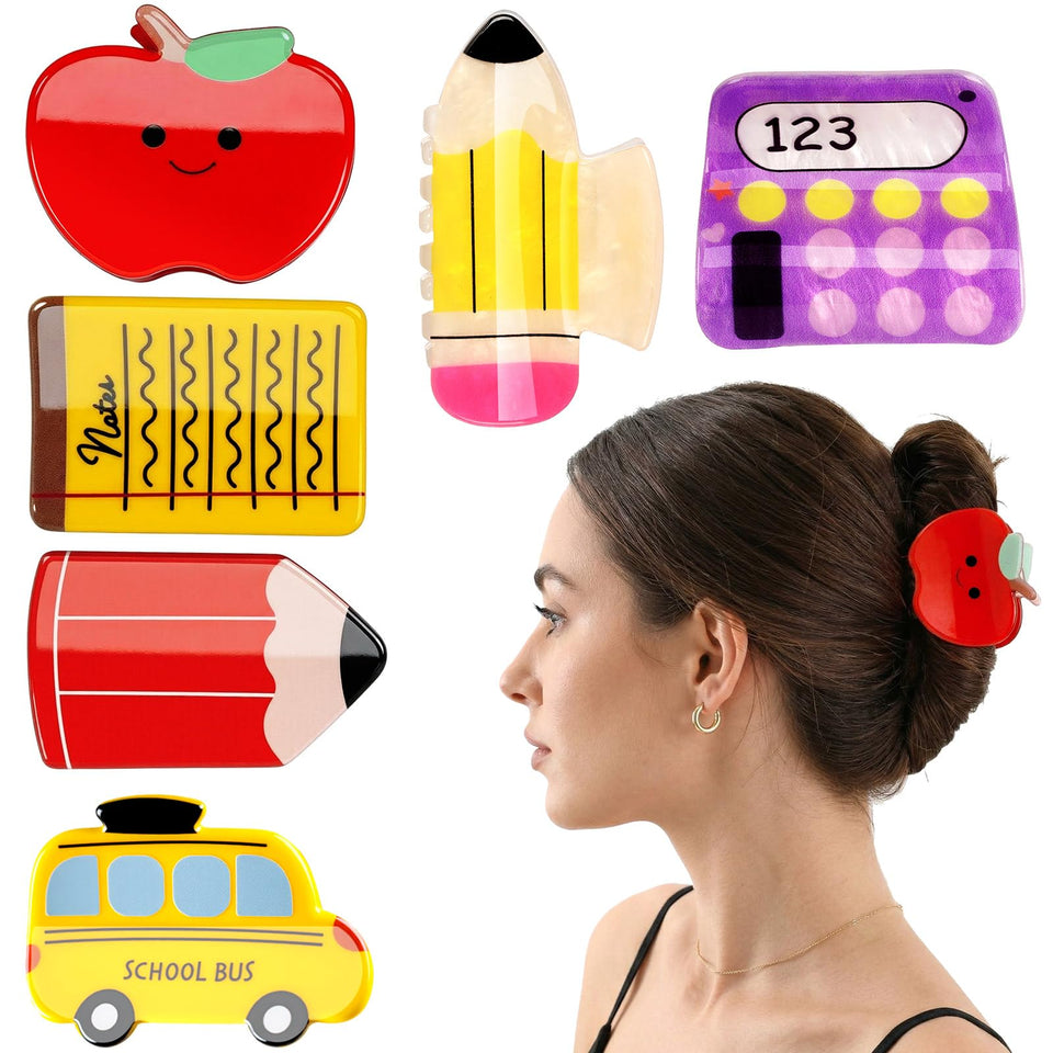 Solsew apple clip for back-to-school styling and reliable hair hold.
