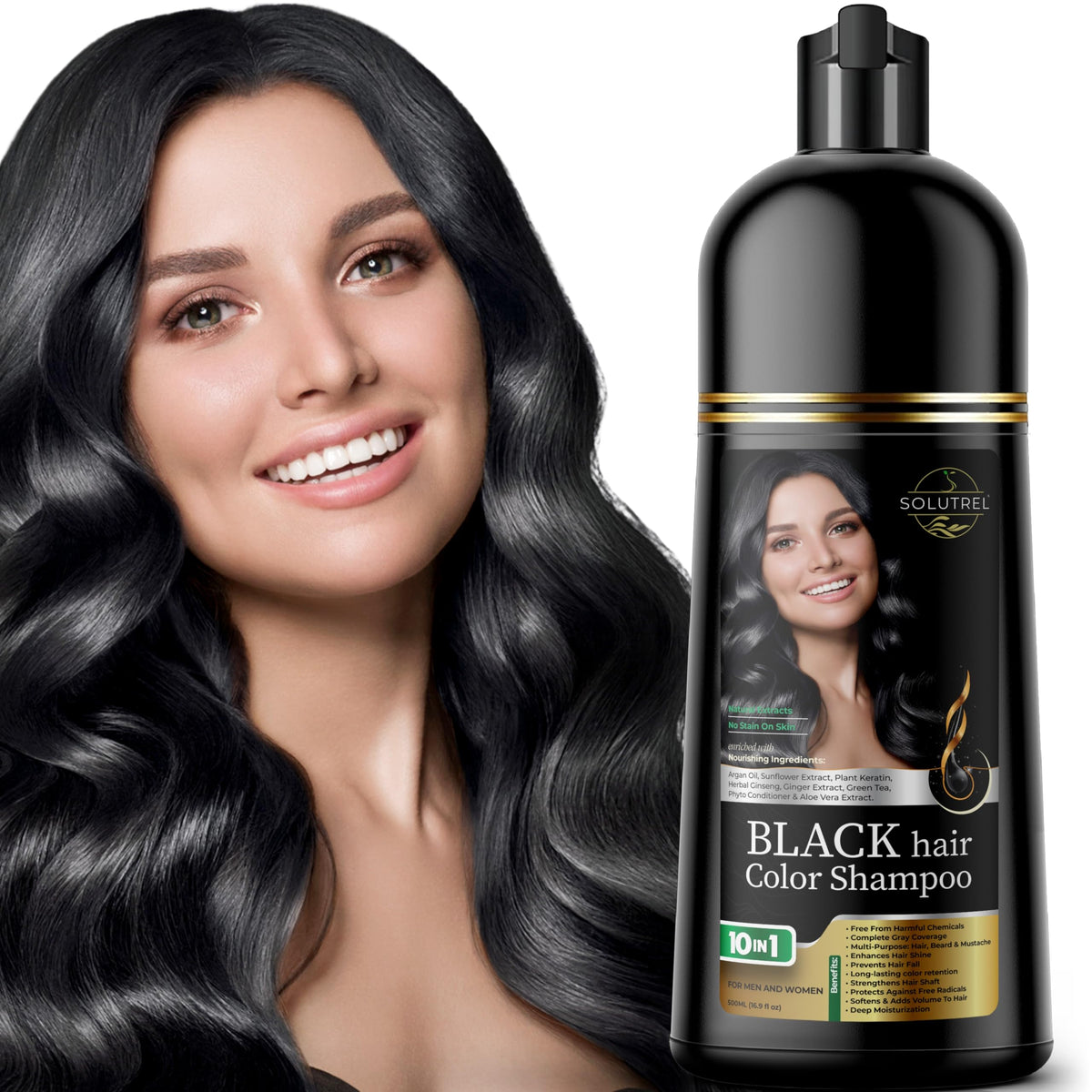 Solutrel color lasts up to 3-4 weeks with touch-ups.