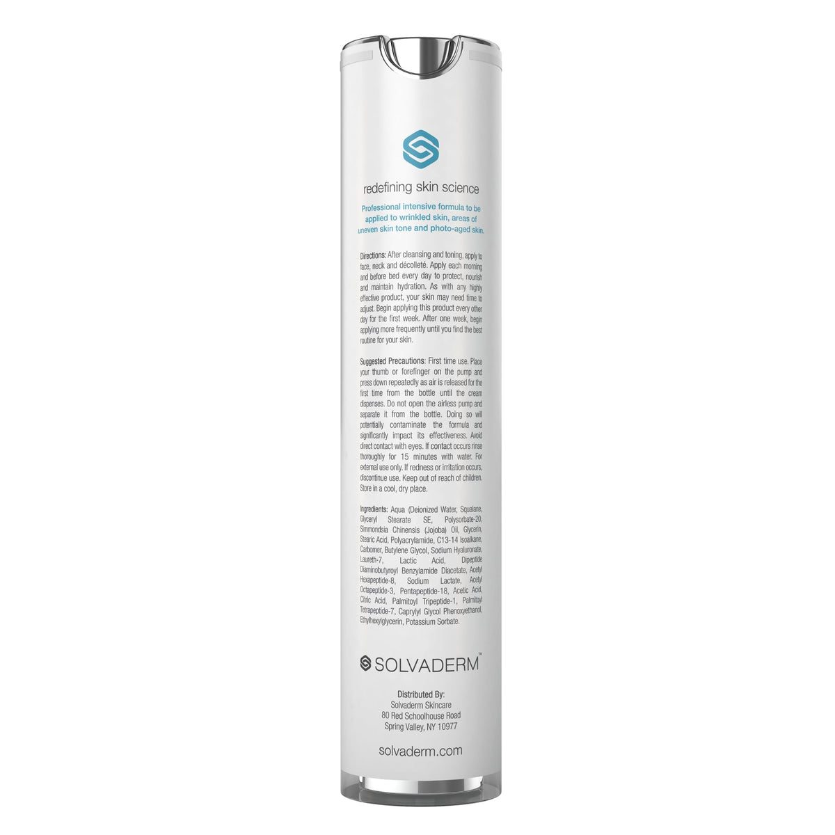 Stemuderm application texture image, rich moisturizer for smoother, firmer skin.