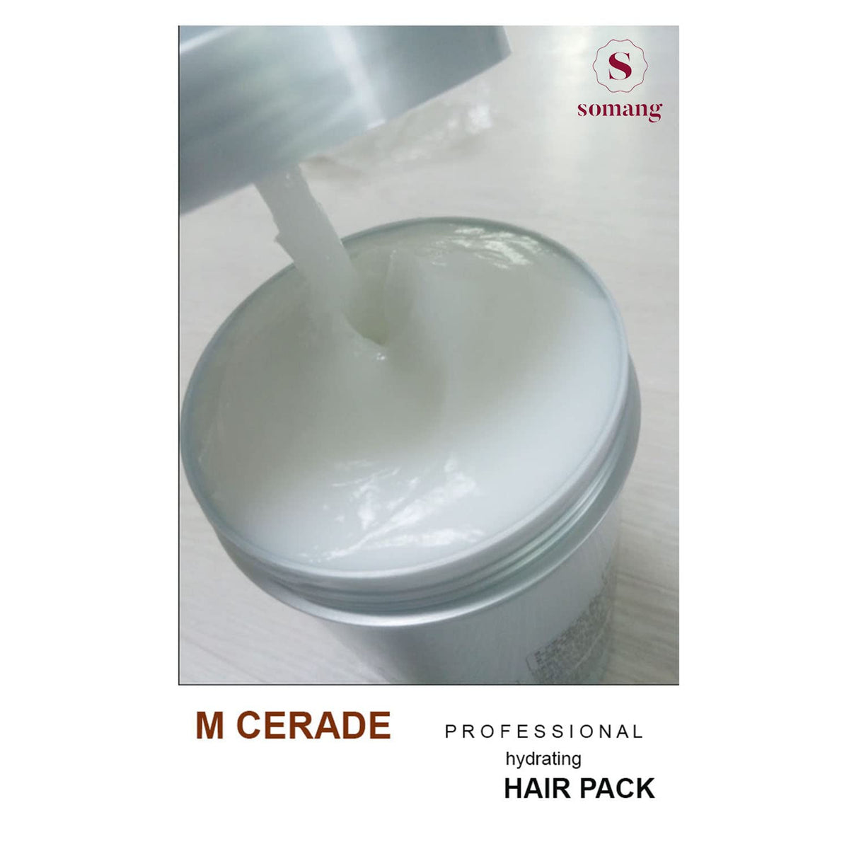 Somang M Cerade bottle pump showing easy, mess-free application.