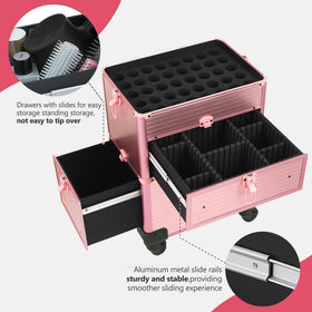 Somduy drawer design keeps items accessible with fewer drawer pulls.