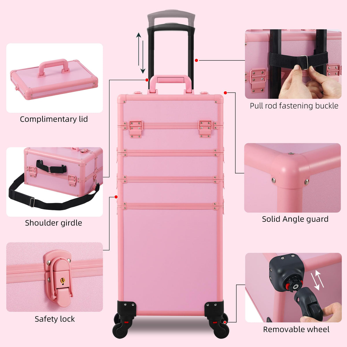 Somduy top compartment used as a portable box for essentials