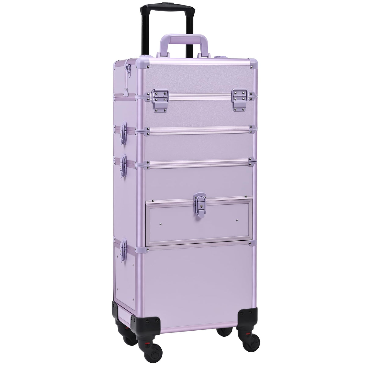 Somduy purple professional makeup case suitable for salons and travel