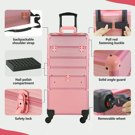 Somduy safety locks and sturdy handles protect gear during transport.
