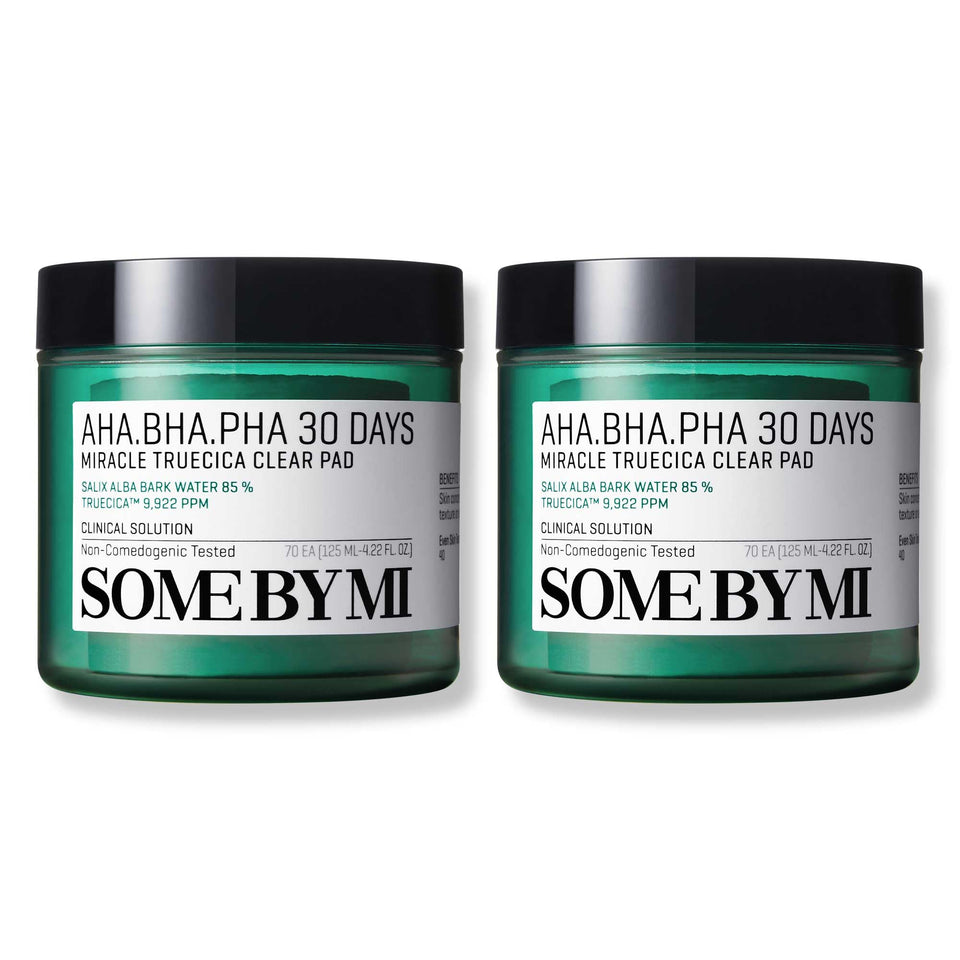 SOME BY MI Miracle Toner Pad package front, featuring gentle exfoliation for smoother skin