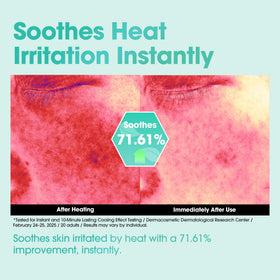 SOME BY MI PDRN Spirulina Sherbet Mask delivers a cooling sensation in minutes for refreshed skin.