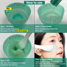 SOME BY MI PDRN Spirulina Sherbet Mask fragrance-free formula for sensitive skin
