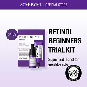 SOME BY MI Retinol Serum bottle closeup showing smooth texture