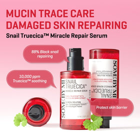SOME BY MI Snail Trucica Serum dropper releasing lightweight formula.