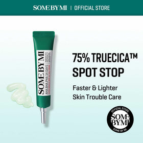 SOME BY MI Truecica 75% blend bottle emphasizing skin-calming formula.