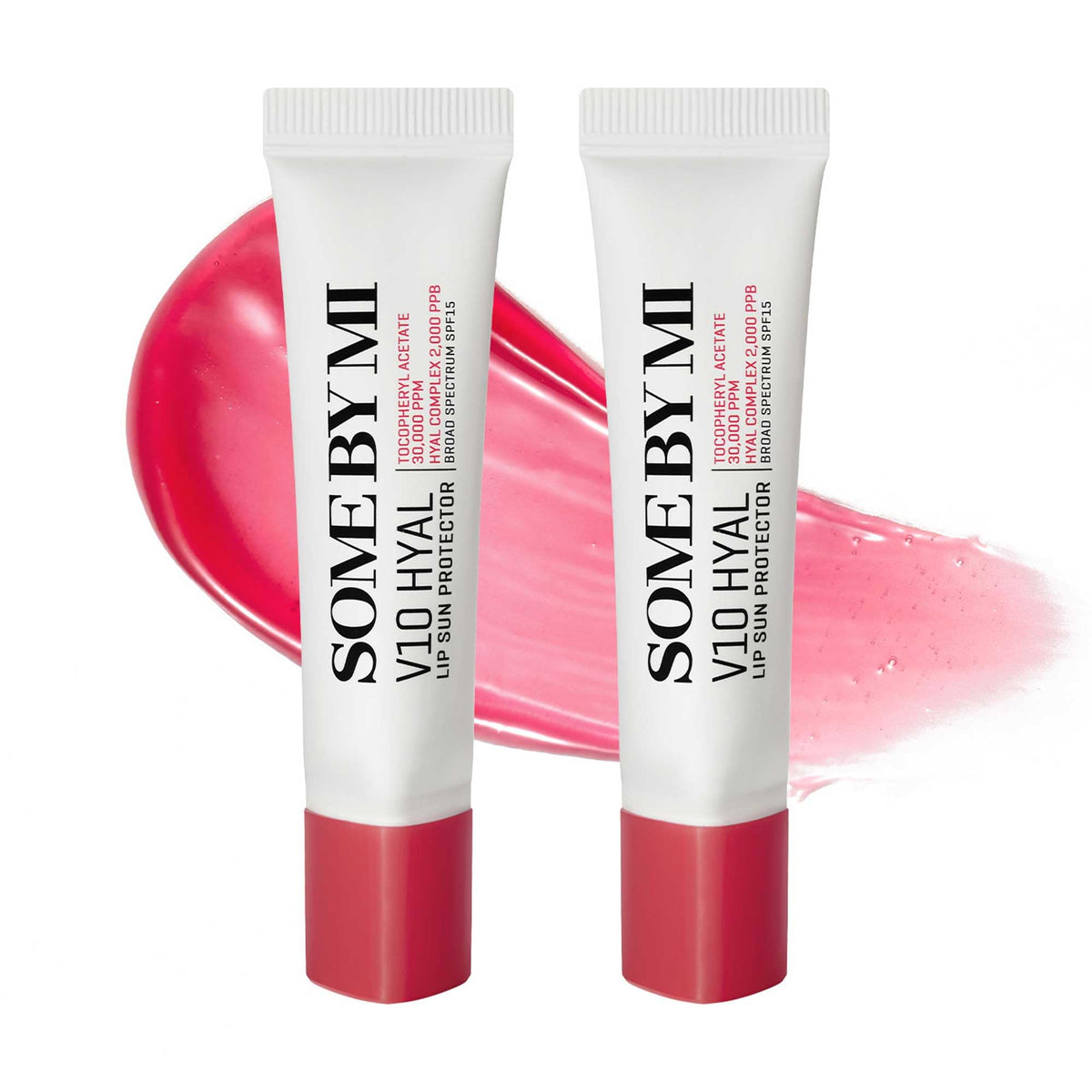 SOME BY MI V10 Hyal Lip Sun Protector Berry pack of 2 hydrates lips with Hyaluronic Acid