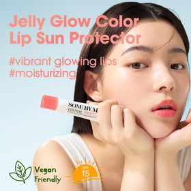 SOME BY MI V10 Hyal Lip Sun Protector Rosy pink tinted gloss finish.