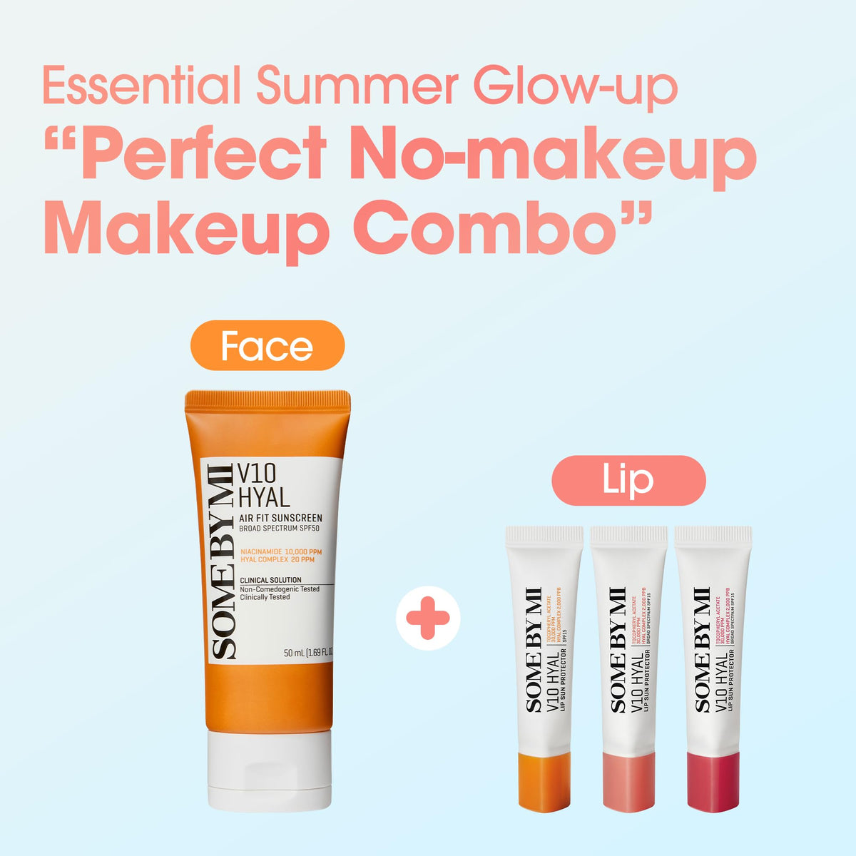 SOME BY MI V10 Hyal Lip Sun Protector Rosy SPF 15 lip protection.