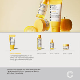Skin after use with SOME BY MI Yuja Niacin Brightening Cleanser suggesting a brighter tone