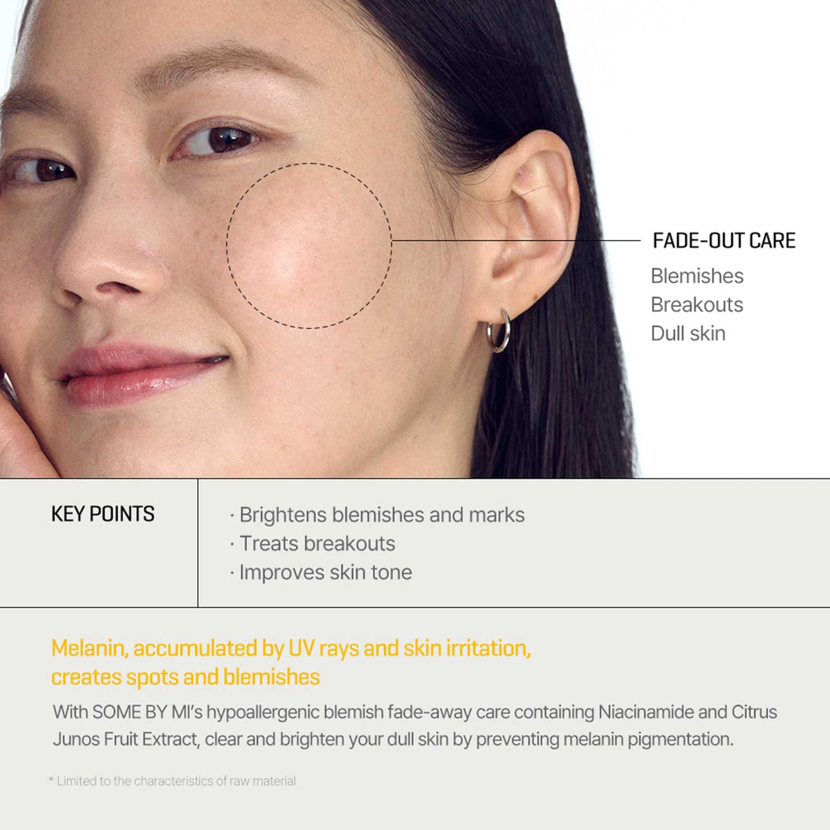 SOME BY MI Yuja Toner texture close-up highlighting watery refreshing feel