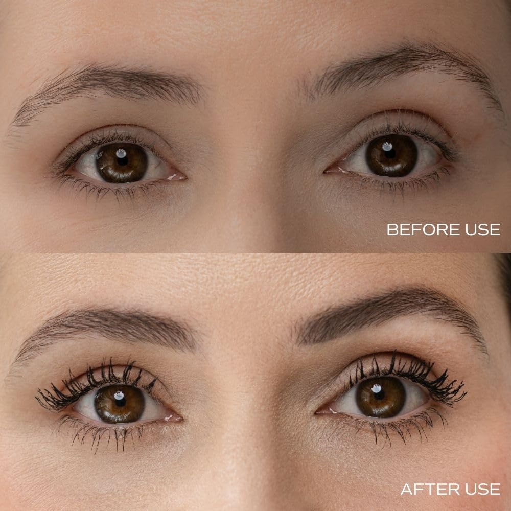 Sonela MindFull Lashes applying stroke shows smooth, even lash coverage