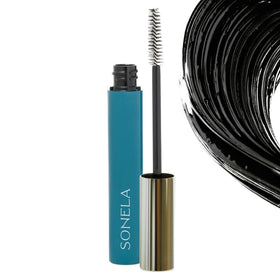 Sonela MindFull Lashes mascara brush close up for precise coating and definition