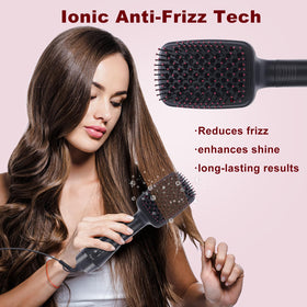 Sonew adjustable heat settings tailor styling to your hair type.