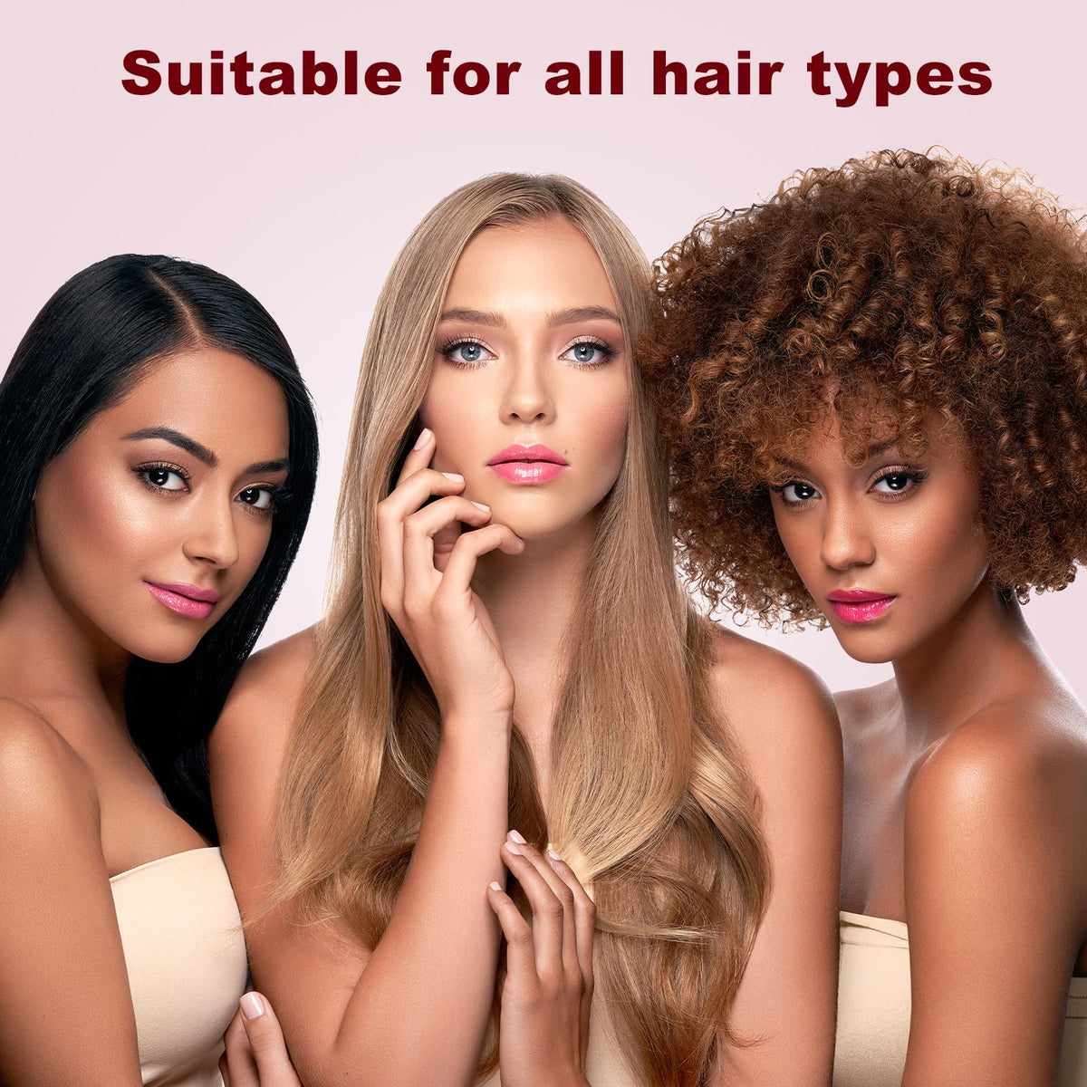 Sonew works across all hair lengths for versatile styling.