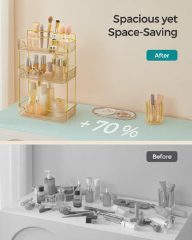 SONGMICS customizable storage accessory system for jewelry and cosmetics.
