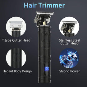 Soonsell hair clipper LED display features quick power status.