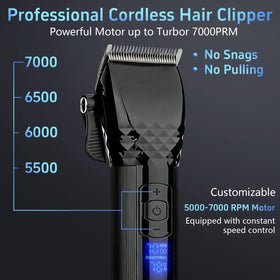 Soonsell hair clipper T-blade close-up for clean fades.